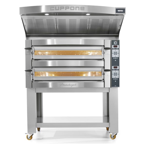 Pizzaoven | Cuppone Michelangelo | 6+6 Ø350mm | 400V | 16.2kW | 1550x1100x780(h)mm