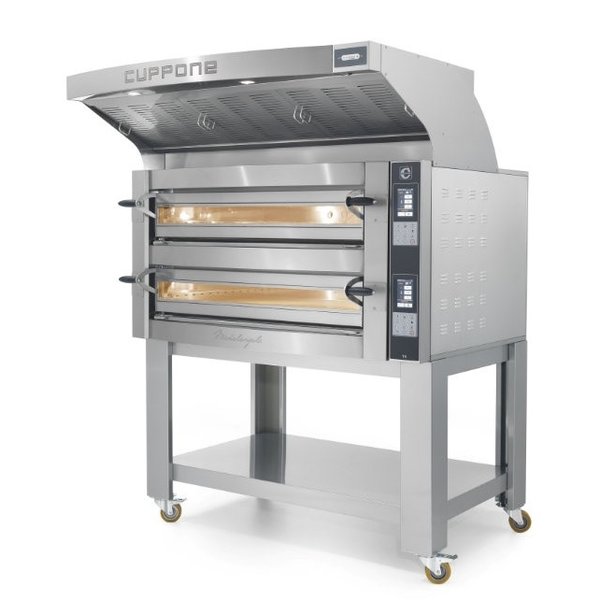 Pizzaoven | Cuppone Michelangelo | 6+6 Ø350mm | 400V | 16.2kW | 1550x1100x780(h)mm