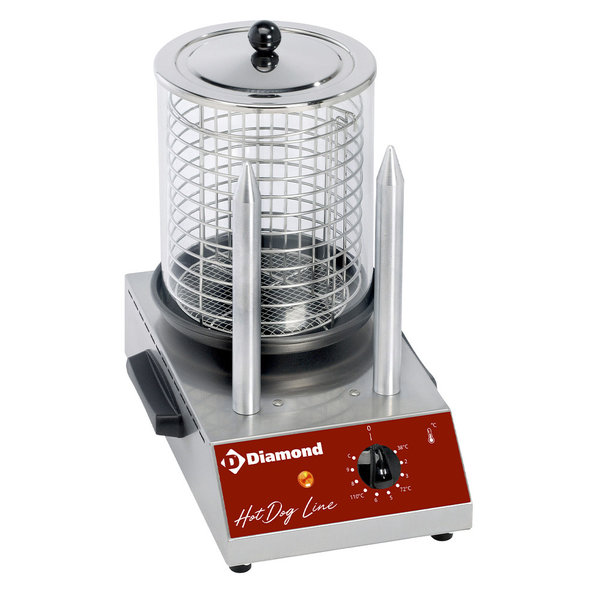 Worstenverwarmer | Elektrisch | 2 Staafjes | 0.65kW | 260x380x400(h)mm