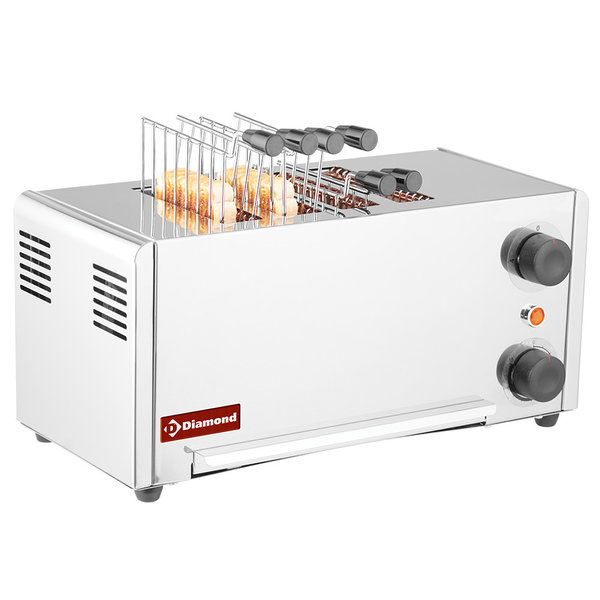 Toaster | Elektrisch | RVS | Croque Moniseur | 4 Tangen |  2.15kW | 430x200x225(h)mm