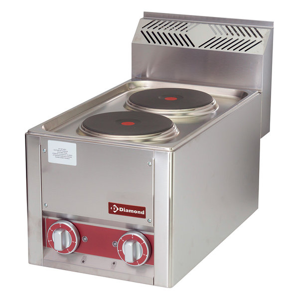 Kookfornuis | Elektrisch | 2 Platen | 4kW | 330x600x290(h)mm