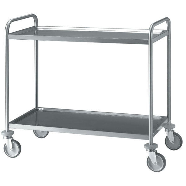 Serveerwagen | RVS | 2 Niveaus | 800x500x960(h)mm