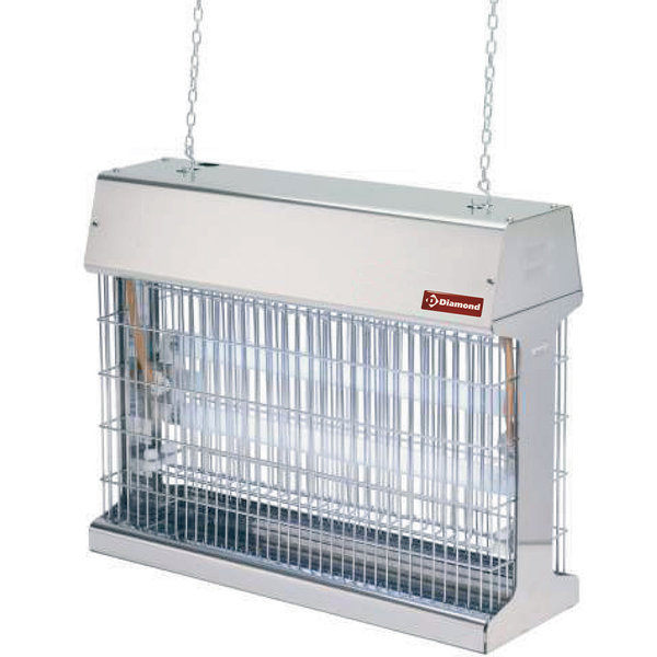 Insectenverdelger | Plafondmodel | RVS | 230V | 495x165x392(h)mm