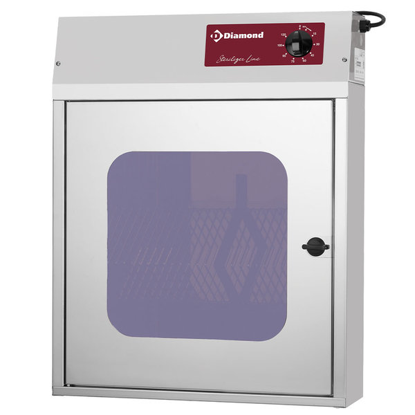 Messensterilisatorkast | 25/30 Stuks | Met UV lampen | 482x155x613(h)mm