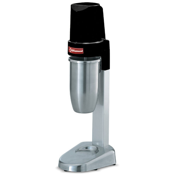 Milk-Shaker | Zwart | 1 Glas RVS 0.9L | 230V | 150x195x485(h)mm