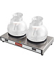 Diamond Koffie-Warmhoudplaat | 2 Kannen | 230V | 380x220x78(h)mm 