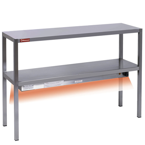 Chefrek | Verwarmd | 2 Niveaus | 230V | 1600x300x700(h)mm