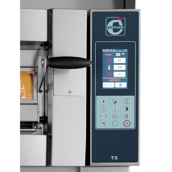 Pizzaoven | Cuppone Michelangelo | 6 Ø350mm | 400V | 8.6kW | Touchscreen | 1550x1100x440(h)mm