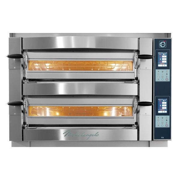 Pizzaoven | Cuppone Michelangelo | 6+6 Ø350mm | 400V | 16.8kW | Touchscreen | 1190x1460x780(h)mm
