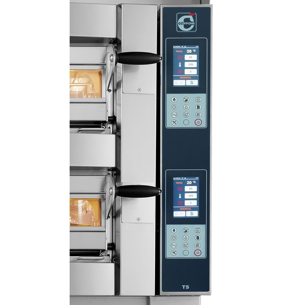 Pizzaoven | Cuppone Michelangelo | 6+6 Ø350mm | 400V | 16.8kW | Touchscreen | 1190x1460x780(h)mm