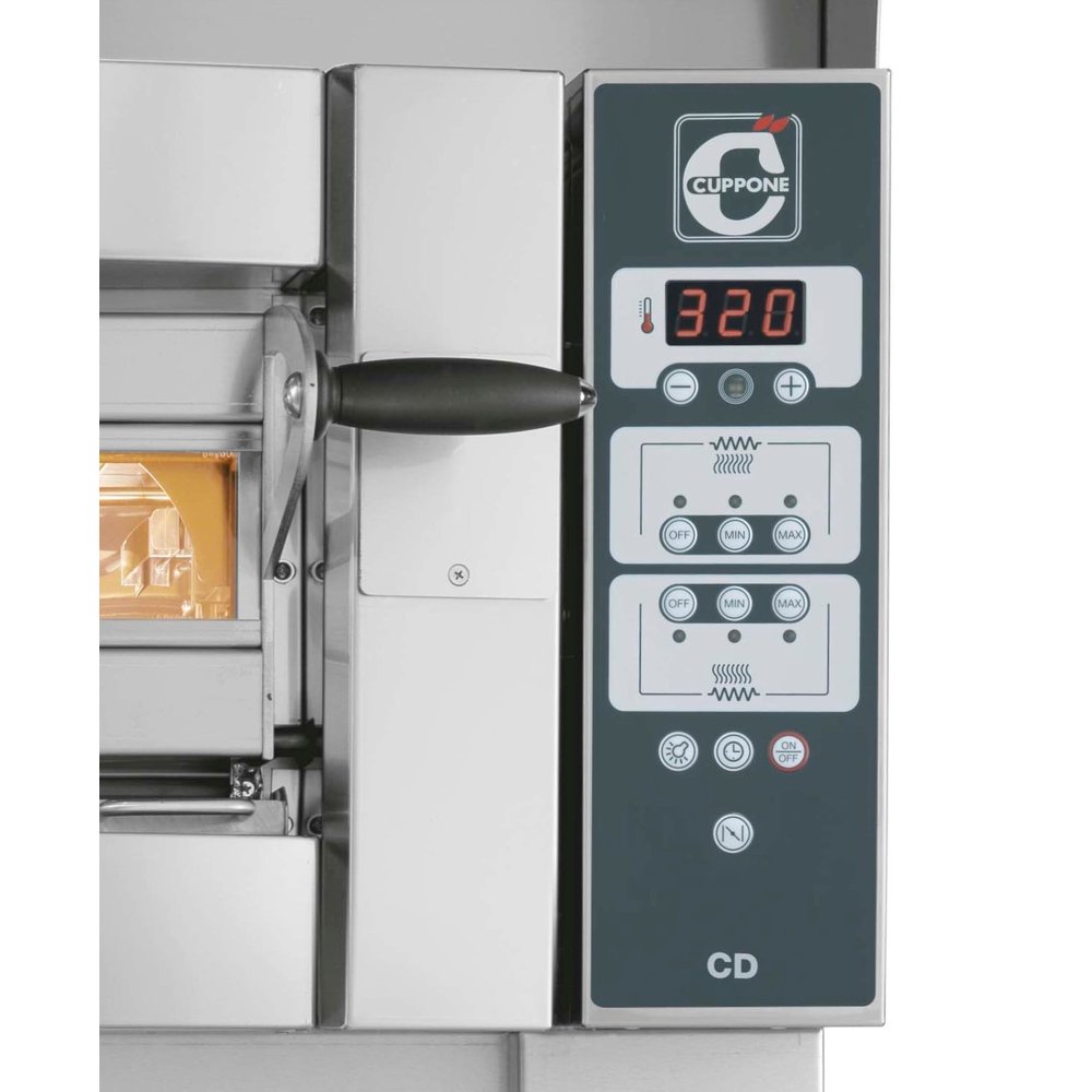 Cuppone Pizzaoven | Cuppone Michelangelo | 6 Ø350mm | 400V/8.4kW |  1190x1460x440(h)mm - Horecagemak