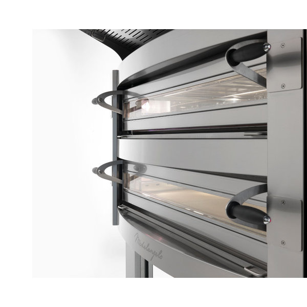 Pizzaoven | Cuppone Michelangelo | 9+9 Ø350mm | 400V | 25.2kW | 1550x1460x780(h)mm