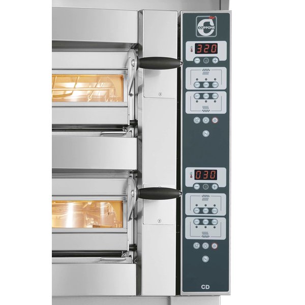 Pizzaoven | Cuppone Michelangelo | 9+9 Ø350mm | 400V | 25.2kW | 1550x1460x780(h)mm