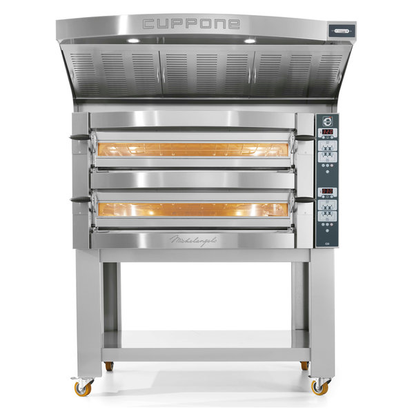 Pizzaoven | Cuppone Michelangelo | 9+9 Ø350mm | 400V | 25.2kW | 1550x1460x780(h)mm