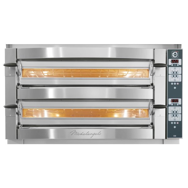 Pizzaoven | Cuppone Michelangelo | 9+9 Ø350mm | 400V | 25.2kW | 1550x1460x780(h)mm
