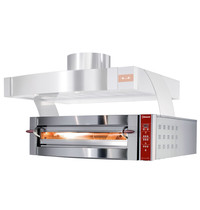 Diamond Pizzaoven | Elektrisch | 1x4 Ø350mm | Met Vuurvaste Stenen | 5.3kW | 1190x1100x440(h)mm 