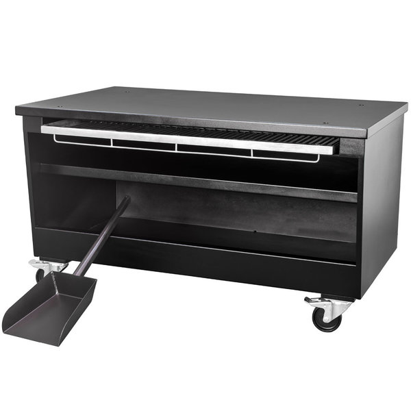 Onderstel op wielen CBQ-120 | Met opslagruimte voor steenkool | 1280x800x730(h)mm