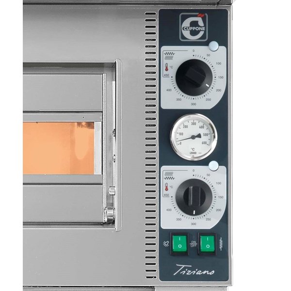 Pizzaoven | Cuppone Tiziano | 4x Ø200mm | 2.1kW (230V) | 700x560x390(h)mm
