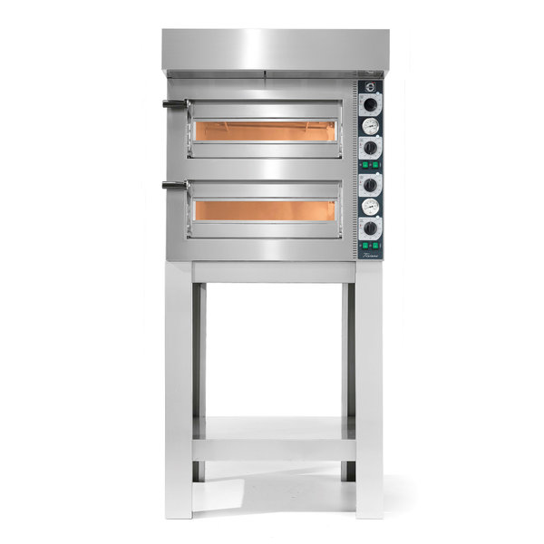 Pizzaoven | Cuppone Tiziano | 4+4 Ø250mm | 400V | 7.6kW | 800x660x690(h)mm