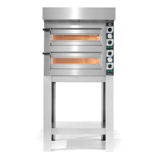 Pizzaoven | Cuppone Tiziano | 4+4 Ø300mm | 400V | 9.2kW | 900x760x690(h)mm