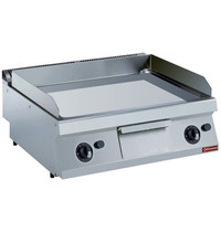 Diamond Bakplaat/Grillplaat Vlak Top | Bakplaat 730x540mm | 14kW | 800x700x250/320(h)mm