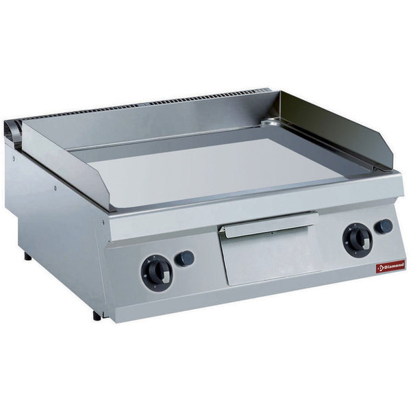 Bakplaat/Grillplaat Vlak Top | Bakplaat 730x540mm | 14kW | 800x700x250/320(h)mm