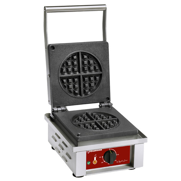 Wafelijzer | 4 Wafels | Elektrisch | 1.6kW | 305x400x230(h)mm