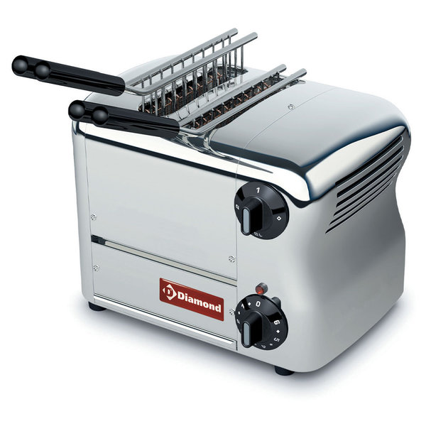 Toaster | RVS | Elektrisch | Croque Monsieur | 2 Tangen | 317x220x210(h)mm