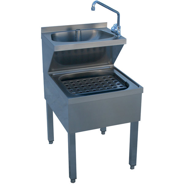 Gecombineerde handwasbak op onderstel | 500x700x620/870(h)mm