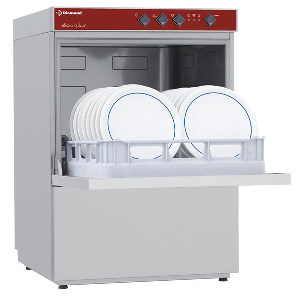 Horeca Vaatwasser | Mand 500x500mm | 230V | Naglanspomp | 600x630x830(h)mm