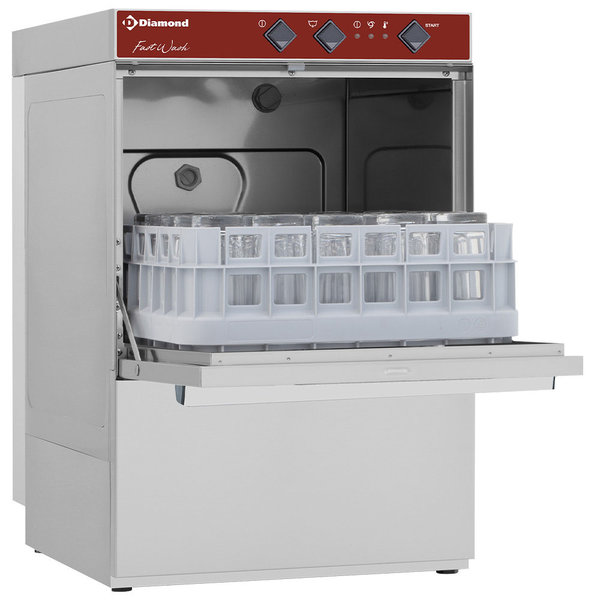 Glazenwasser | Mand 400x400mm | 230V | Naglanspomp | Ontharder | 435x540x675(h)mm