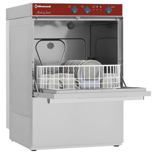 Glazenwasser | Mand Ø400mm (Rond) | 230V | Naglanspomp | 435x540x675(h)mm