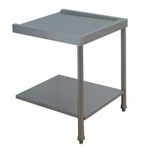 Diamond Aan-/Afvoertafel (Links/Rechts) | RVS | Bodemschap | 700x575x850(h)mm 