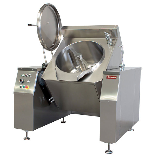 Kookketel | Kantelbaar | Met Mengkraan | Indirecte Verwarming | 300L | 37kW | 1670x1550x1500(h)mm
