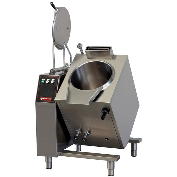 Kookketel | Kantelbaar | Gas | Indirecte Verwarming | 50L | 0.2kW | 800x900x900(h)mm