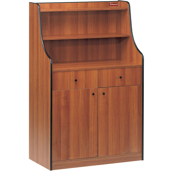 Dienstmeubel | Gemelamineerd Hout (Berk) | 2 Laden + 2 Deuren + 2 Planken | 940x480x1450(h)mm