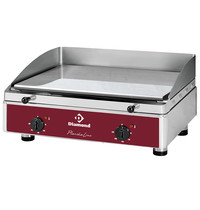 Diamond Bakplaat/Grillplaat Gechromeerd | Effen 555x400mm 24 dm2 | 4kW | 608x530x305(h)mm
