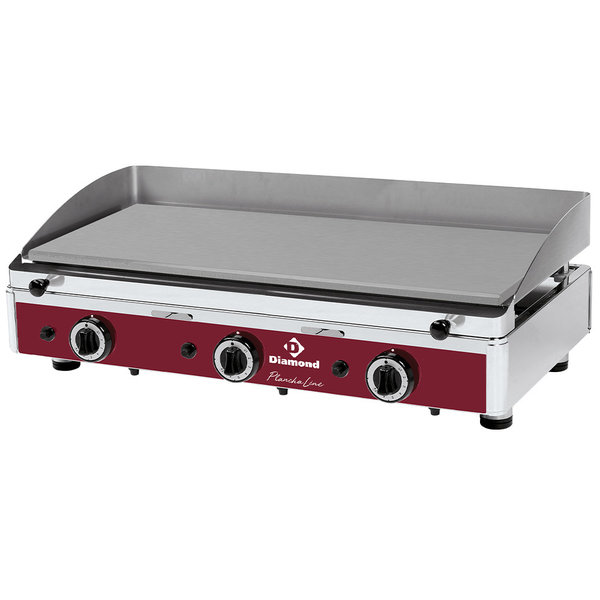 Bakplaat/Grillplaat | Propaangas | Bakplaat 755x400mm | 3x 2.9kW | 820x510x305(h)mm