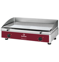 Diamond Bakplaat/Grillplaat Gechromeerd | Effen 755x400mm 32 dm2 | 6kW | 808x530x305(h)mm