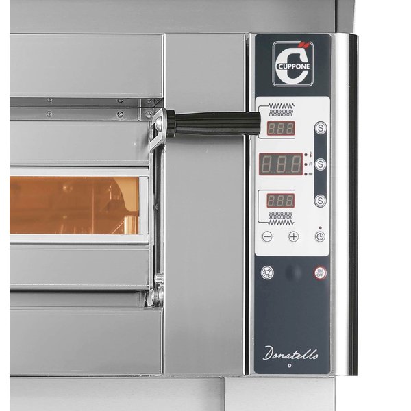 Pizzaoven | Cuppone Donatello | 9 Ø350mm | 400V | 12,6kW | 1510x1420x430(h)mm