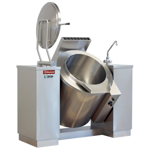 Kookketel | Gas | Kantelbaar | Indirecte Verwarming | 200L | 0.5kW | 1750x1000x1050(h)mm