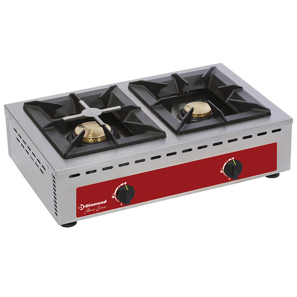 Tafelfornuis | 2 Branders | 7+5kW | 690x510x195(h)mm