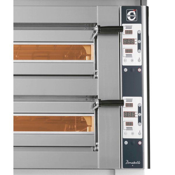 Pizzaoven | Cuppone Donatello | 4+4 Ø350mm | 400V | 11,6kW | 1150x1060x780(h)mm