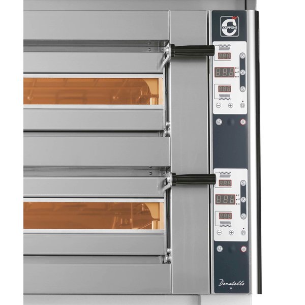 Pizzaoven | Cuppone Donatello | 6+6 Ø350mm | 400V | 16.8kW | 1510x1060x780(h)mm