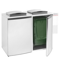 Diamond Afvalbakkoeler | REFRIBOX | Dubbel (2x 240L-Container) | Excl. Koelunit | 1465x870x1290(h)mm 