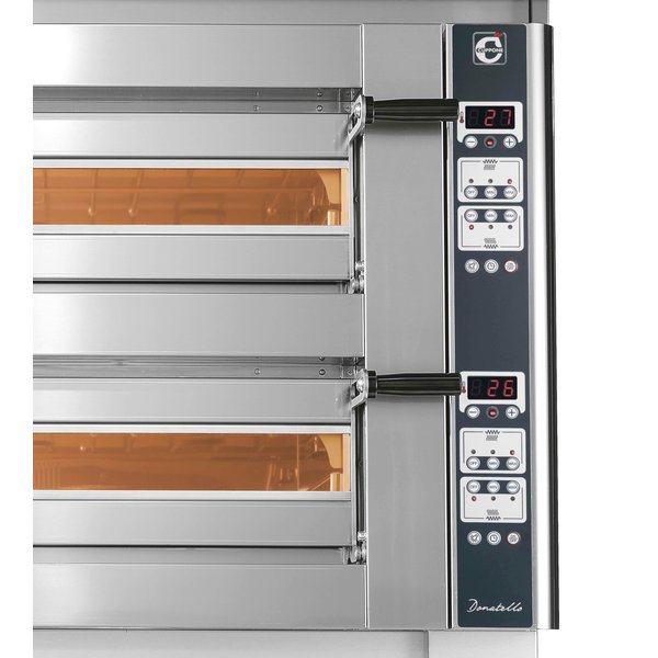 Pizzaoven | Cuppone Donatello | 6+6 Ø350mm | 400V | 17.2kW | 1510x1060x780(h)mm