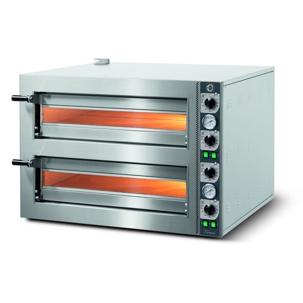 Pizzaoven | Cuppone Tiziano | 4+4 Ø200mm | 400V | 4.2kW | 700x560x690(h)mm