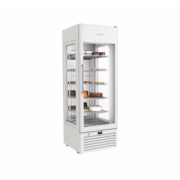 Framec Venere vrieskast NV Green White  | 470 liter | Met glasdeur | 668x773x2000(h)mm