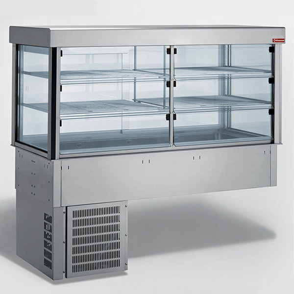 Gekoelde Vitrine | Met Gekoelde Top | 4x GN 1/1 | 0.5kW | 1455x635x1180(h)mm