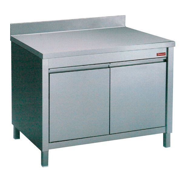 Neutrale Werktafelkast | Achteropstand + 2 Klapdeuren | 800x700x880/900(h)mm